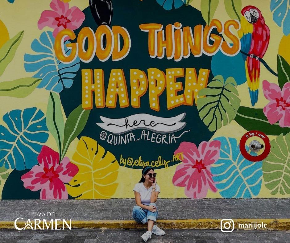 Playa del Carmen has amazing murals throughout the city