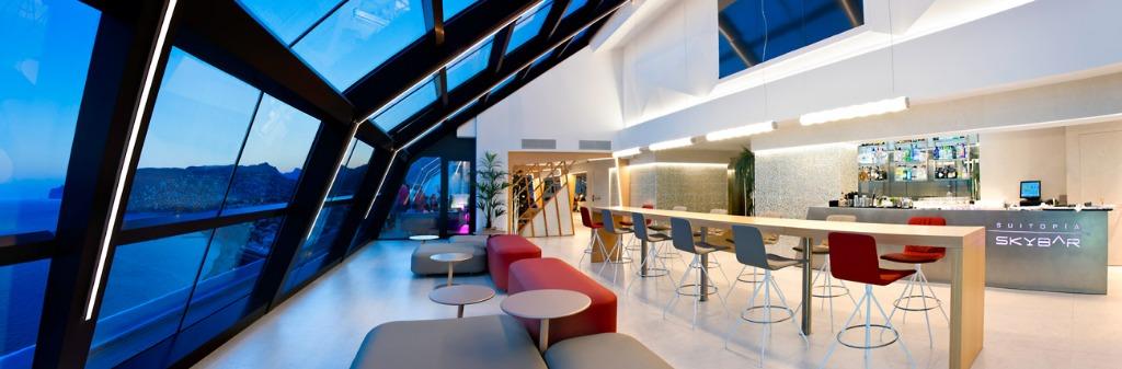 Skybar at Suitopía Hotel in Calpe