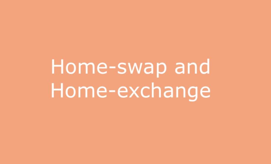 Home-swap and Home-exchange websites