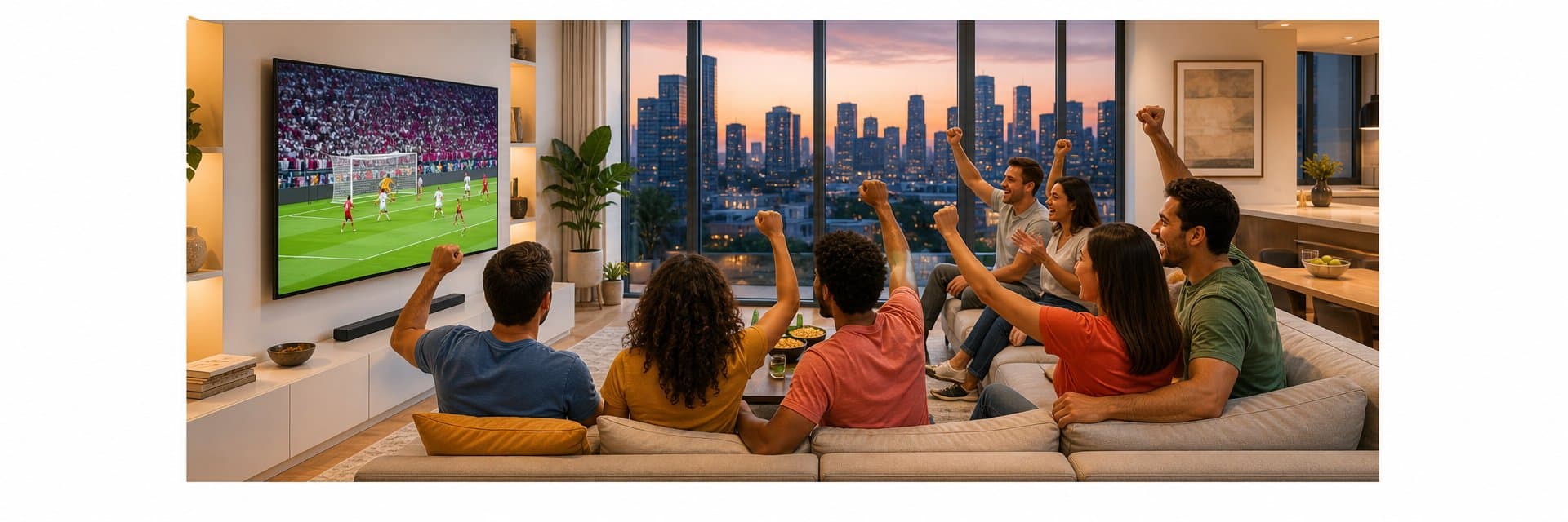 World Cup travel groups are booking vacation rentals over hotels — properties that sleep 6–10 with a large TV and open living space are the most in-demand listings of the 2026 tournament.